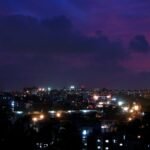 MPSC पेपर लीक आंदोलन के केंद्र पुणे शहर का रात का दृश्य