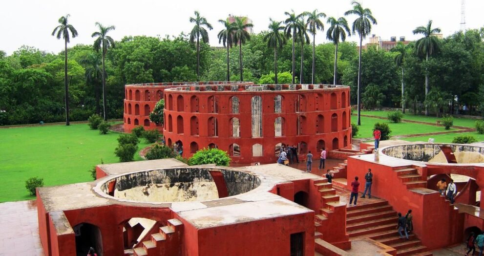 Jantar Mantar: नई दिल्ली स्थित जंतर मंतर वेधशाला का दृश्य, जो अब नामित प्रदर्शन स्थल नहीं रहा