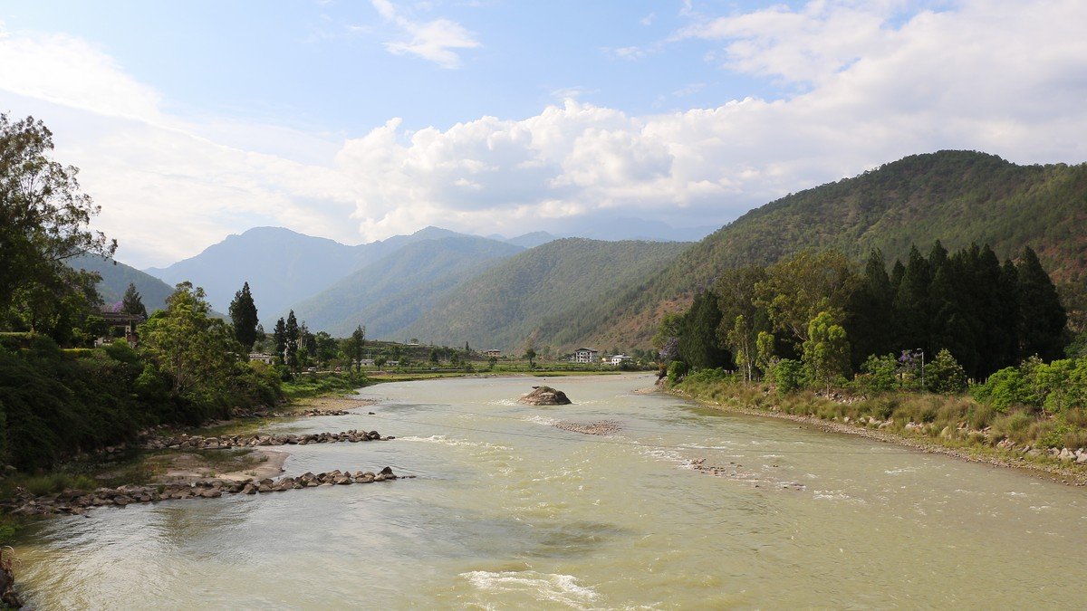 Bhutan Flash Flood: पुनाखा में मो छू नदी (फाइल फोटो)