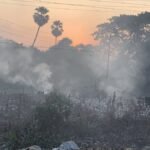 कूड़े के ढेर में लगी आग, सांकेतिक तस्वीर