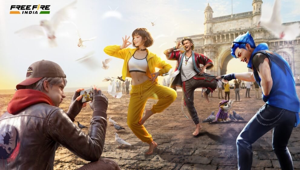Free Fire India Launch: मुंबई के गेटवे ऑफ इंडिया की पृष्ठभूमि में Free Fire India के किरदारों वाला आधिकारिक पोस्टर