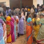 Bengaluru polling booth voters queue, file photo