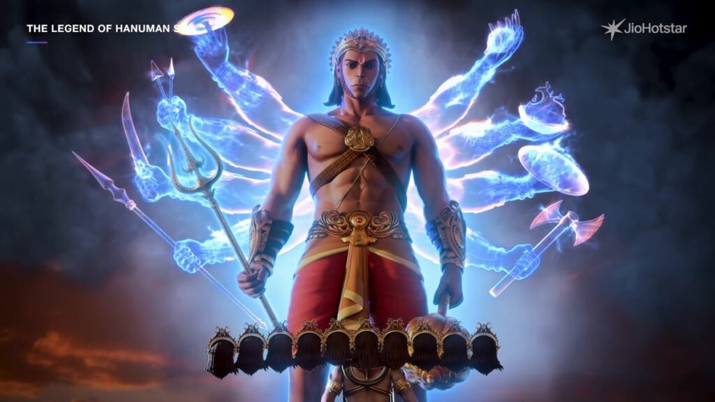The Legend of Hanuman Season 7 ट्रेलर में त्रिशूल और अस्त्रों के साथ हनुमान का रुद्र रूप