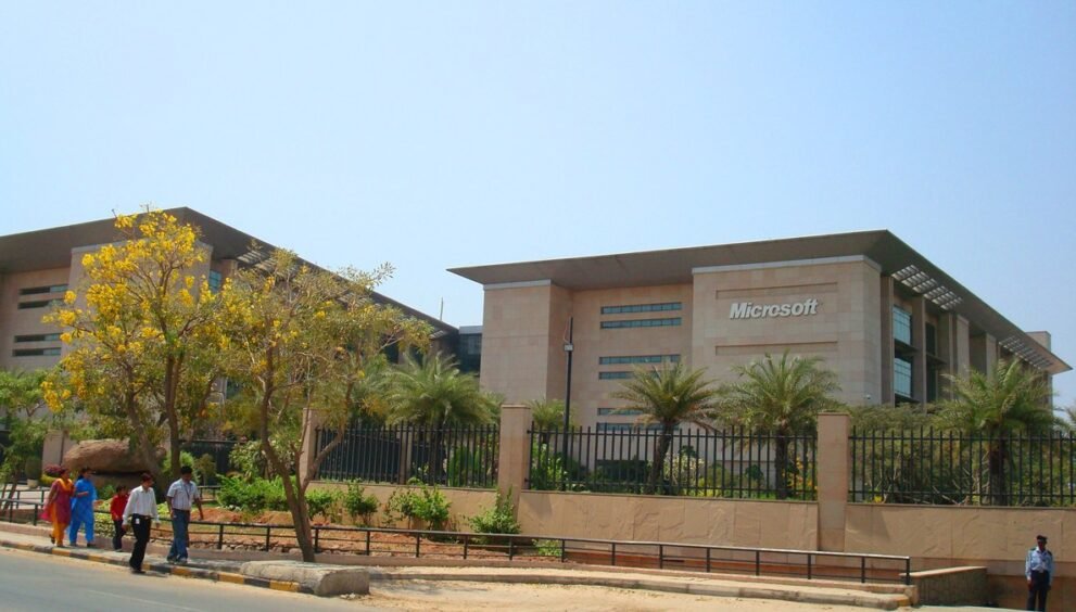 Microsoft campus in Hyderabad, March 2008 (file photo)